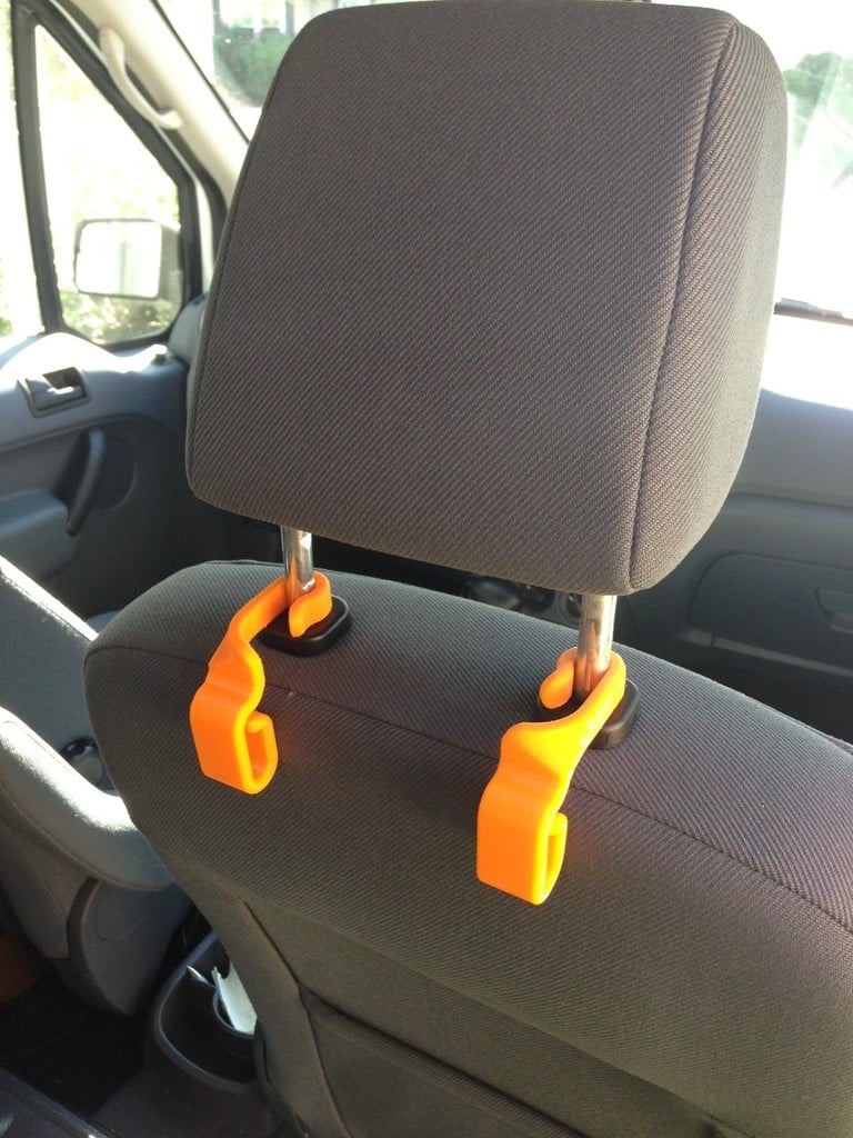 Araba Koltuğu Çöp Torbası Kancaları Turuncu 128136