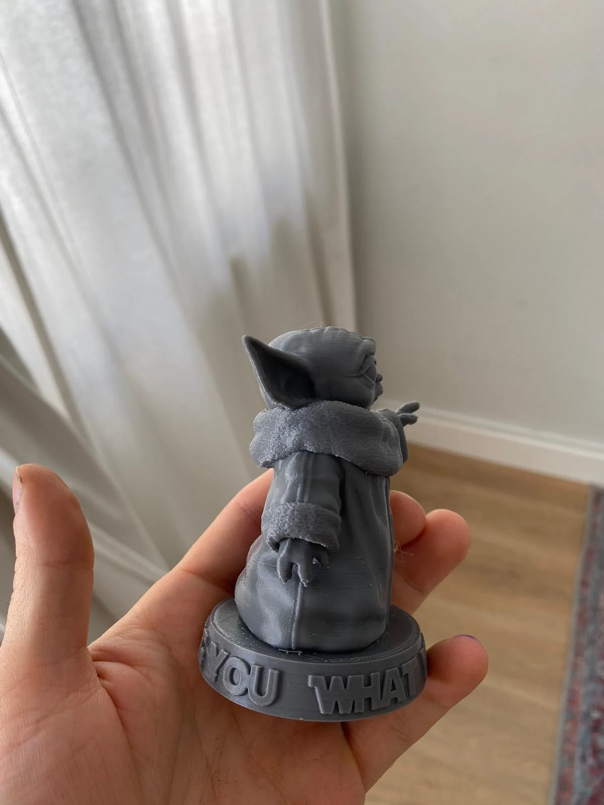 Baby Yoda, Bebek Yoda Figür Biblo Gri 4038181