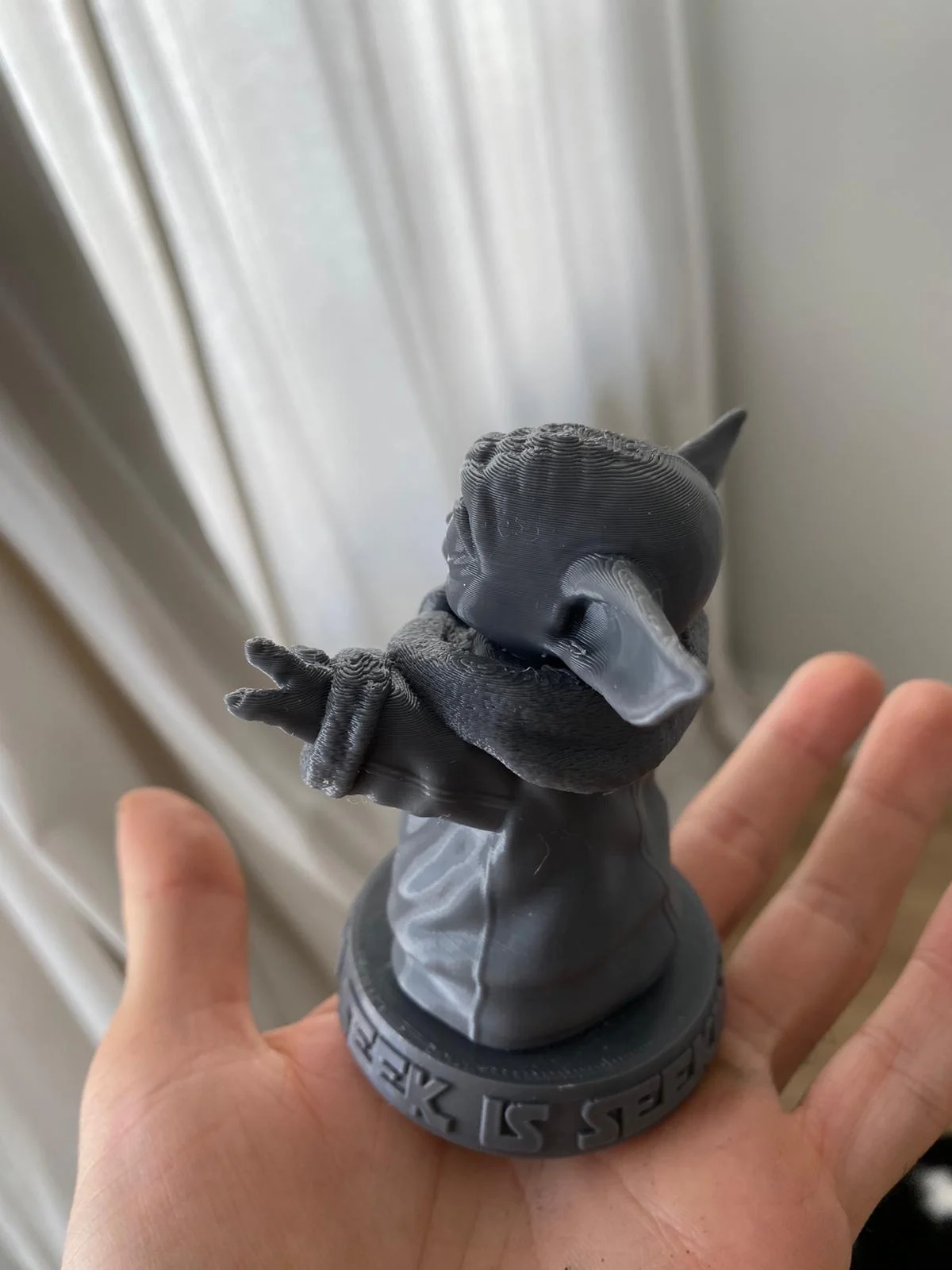 Baby Yoda, Bebek Yoda Figür Biblo Gri 4038181