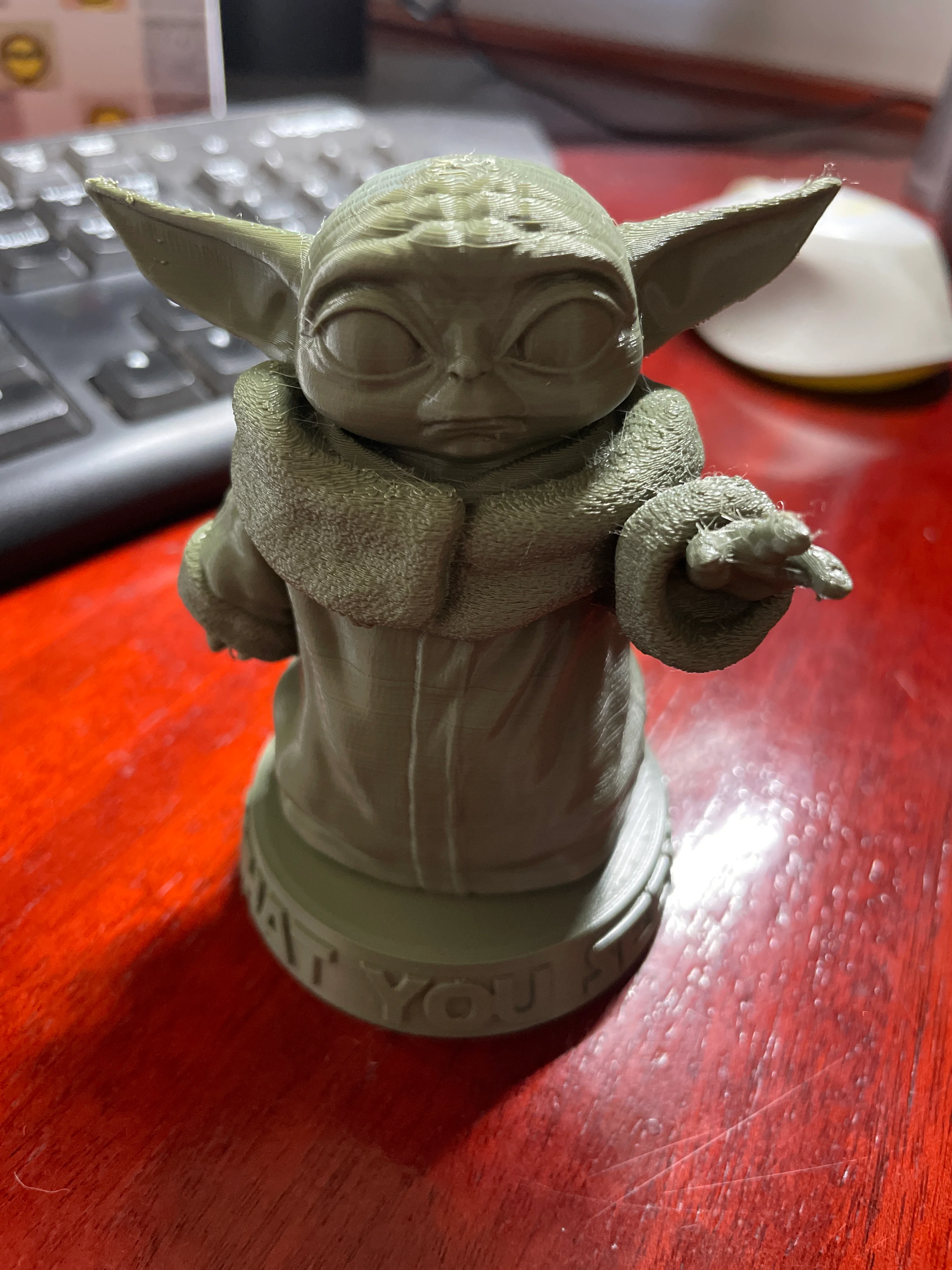 Baby Yoda, Bebek Yoda Figür Biblo Gri 4038181