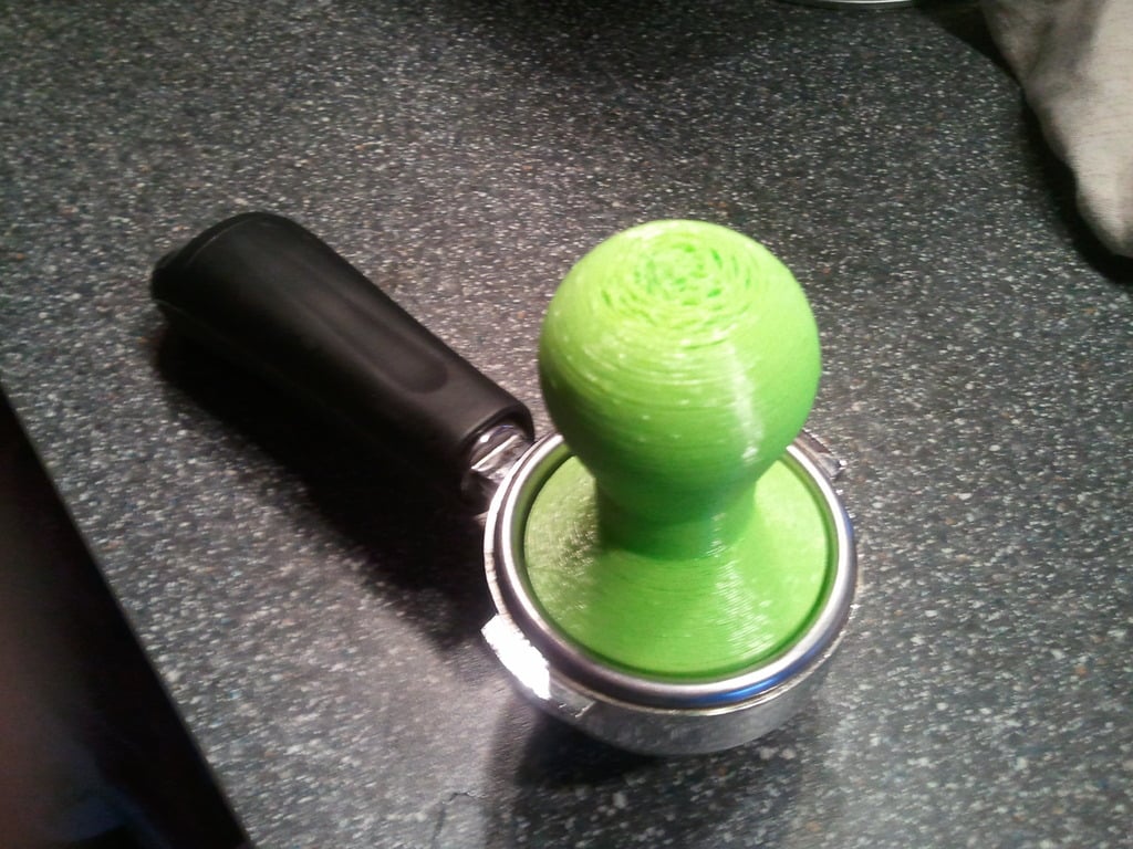 53 mm Espresso Tamper ve Tutucu Yeşil 38846