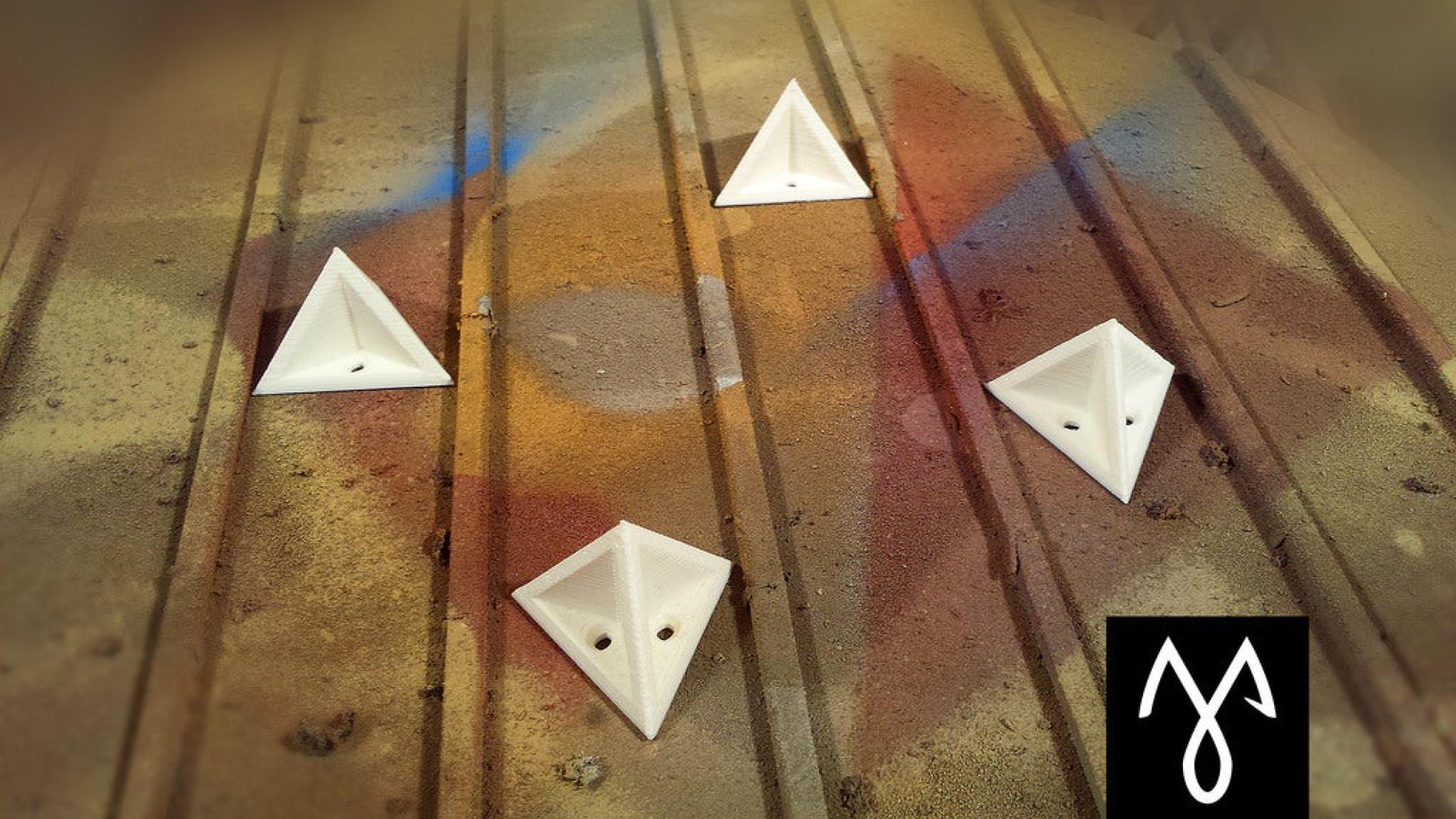 Yerinde sabitleyebileceğiniz Boya Konileri Beyaz 1213402 (4 Adet)