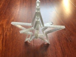 Yılbaşı Ağacı Süsü Sallanan Dönen Yıldız Beyaz 1916114