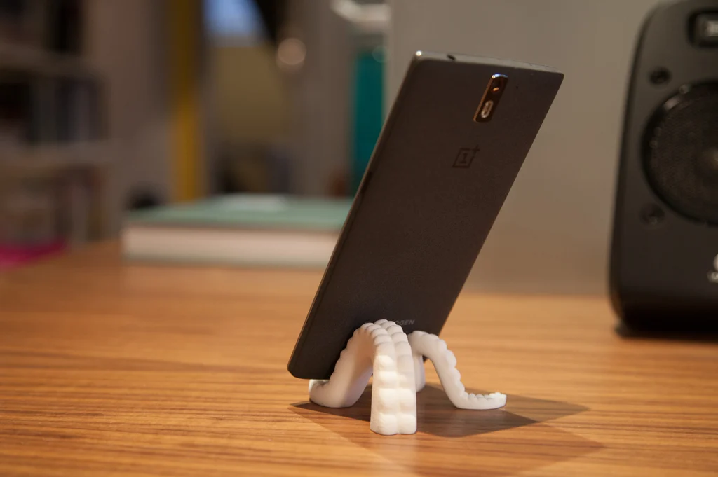 Ahtapot Telefon Standı, Telefon Tutucu Beyaz 607518