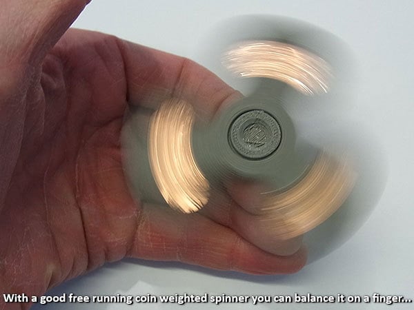 Adjustable Coin Weighted Fidget Spinner