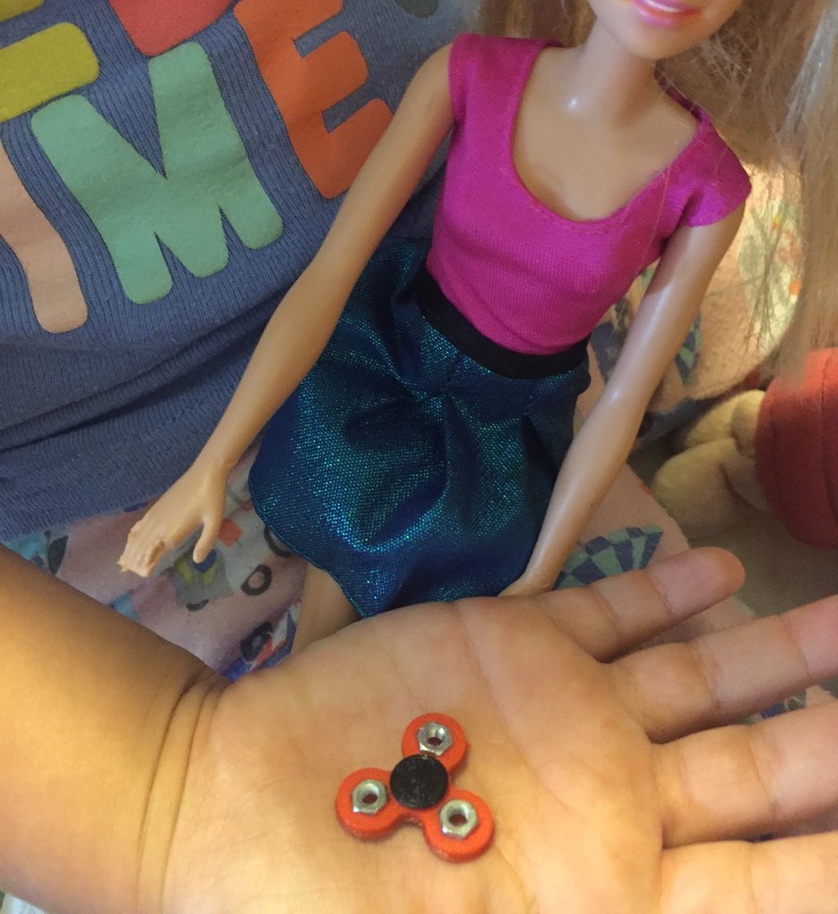 Barbie Size Mini Fidget Spinner