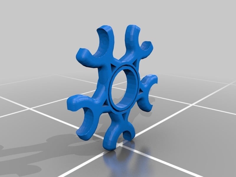 5 marble fidget spinner