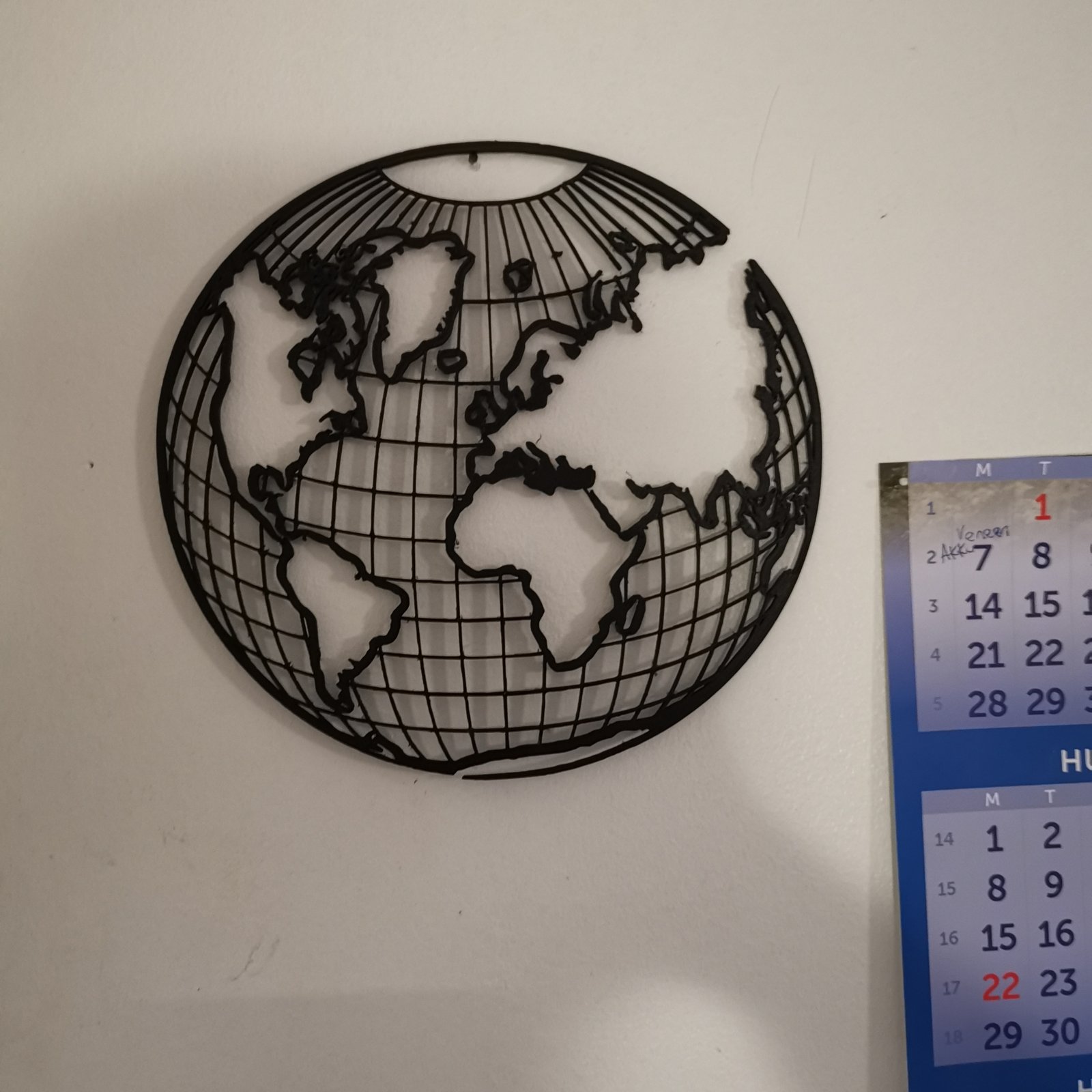 2D Sanat Dünya Küresi T3511478