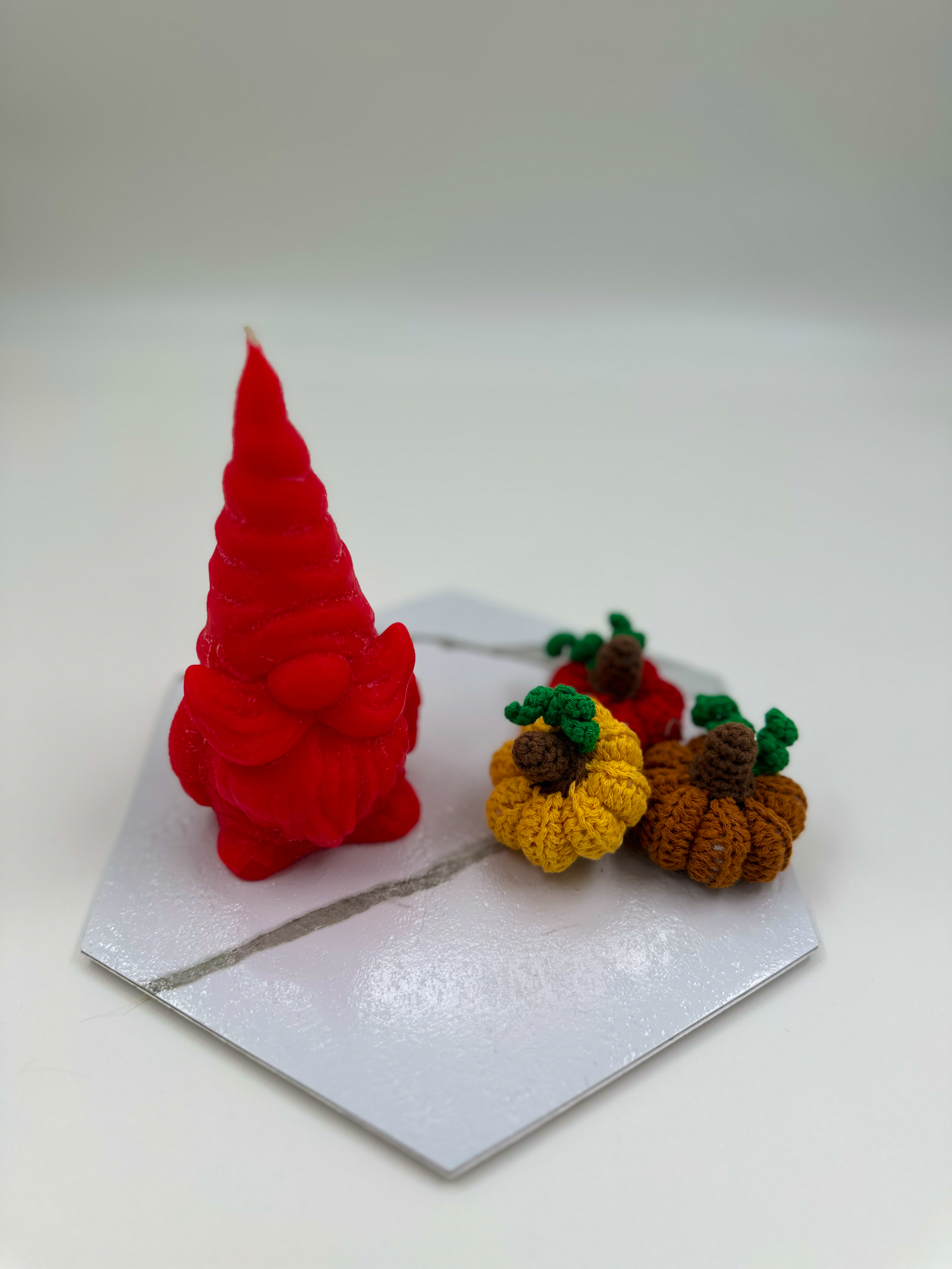 Yılbaşına Özel Bahçe Cücesi Dekoratif Mum