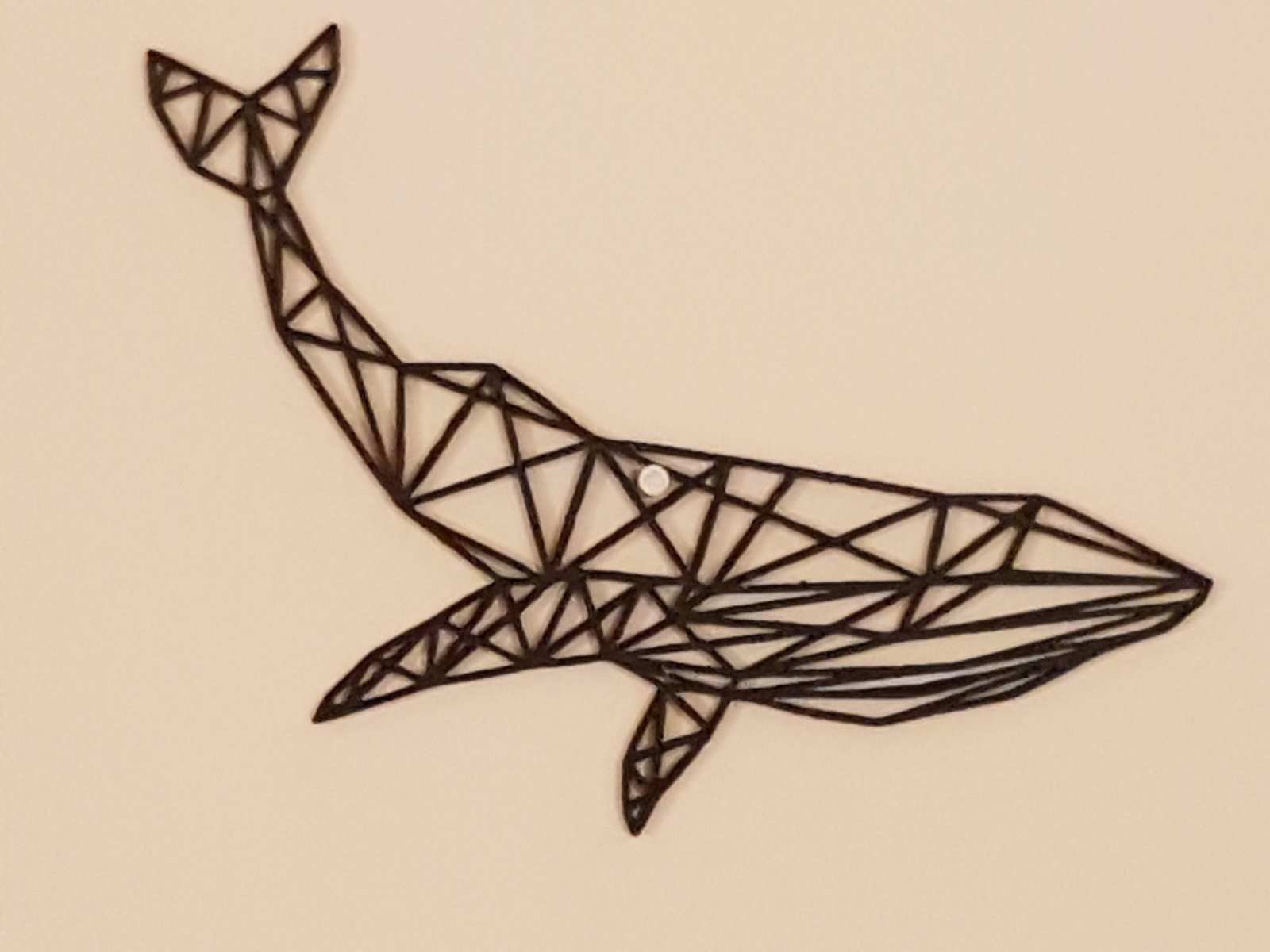 Balina Duvar Heykeli 2D T3119727