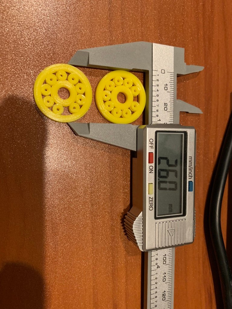 0,4 mm Nozul için Mükemmel 3D Baskılı Rulman (yerinde baskı) T3494813 0,4 mm Nozul için Mükemmel 3D Baskılı Rulman (yerinde baskı) T3494813