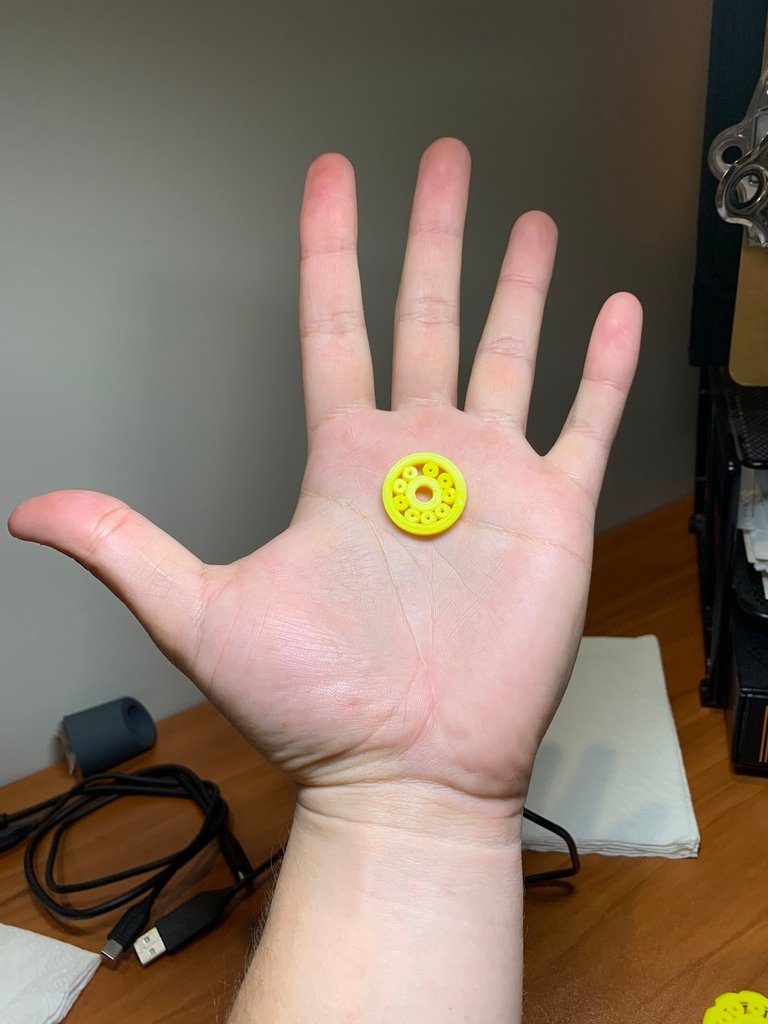 0,4 mm Nozul için Mükemmel 3D Baskılı Rulman (yerinde baskı) T3494813 0,4 mm Nozul için Mükemmel 3D Baskılı Rulman (yerinde baskı) T3494813