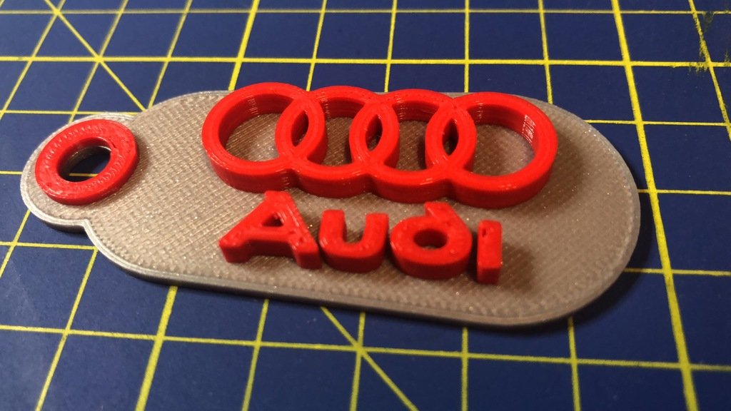 Audi Anahtarlık - A7/ A5 / A4 / A3 / Q7 / Q5 / Q3 / TT / R8 için uygundur - Ve geri kalan her şey T1402130