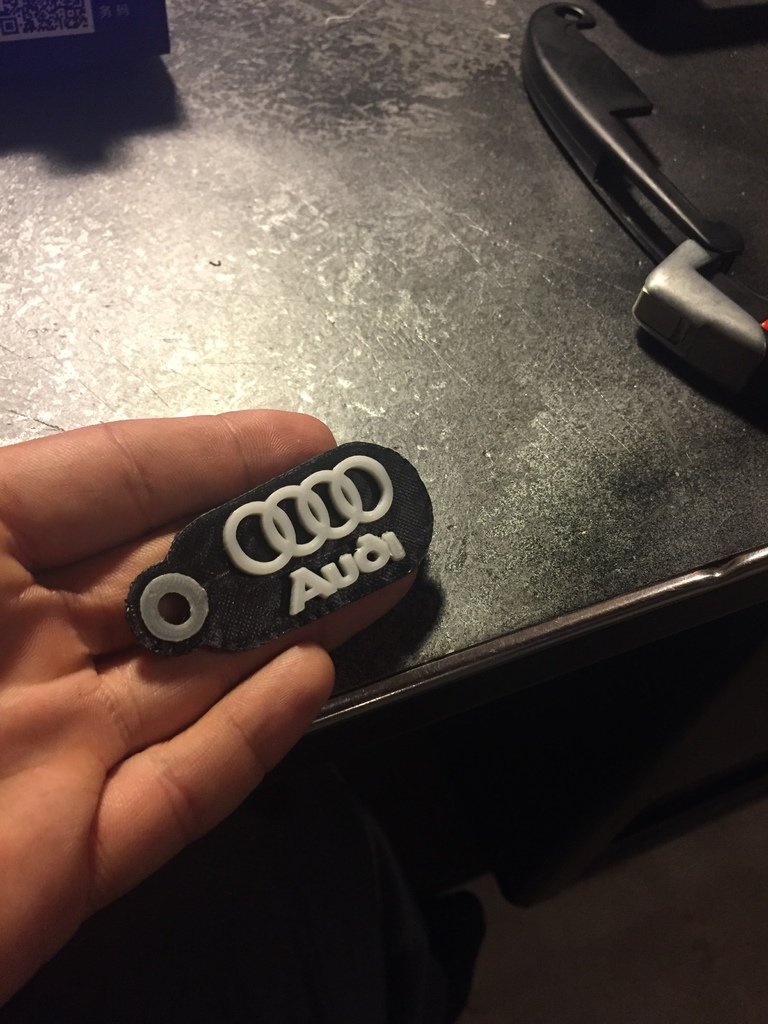 Audi Anahtarlık - A7/ A5 / A4 / A3 / Q7 / Q5 / Q3 / TT / R8 için uygundur - Ve geri kalan her şey T1402130