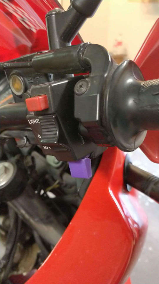 Başlat düğmesi Suzuki DR650 RSE 1991 Mor T3543785