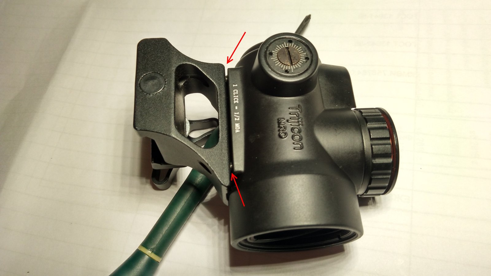 [Airsoft] Çin Trijicon MRO ara parçası 2 mm yüksek montaj T2786234