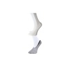 Gri ve Beyaz Kadın Babet Çorap 3 çift
