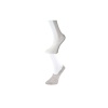 Gri ve Beyaz Erkek Babet Çorap 3 çift