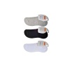 Siyah Gri ve Beyaz Erkek Babet Çorap 9 çift