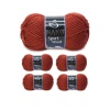 5 Adet Sport Wool Atkı Bere Ceket Yelek Örgü İpi Yünü No: 10129 Hardal