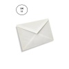 Doğan Kare Mektup Zarfı Extra Silikonlu 11.4x16.2 Cm 70 Gram As-4005 500 Lü