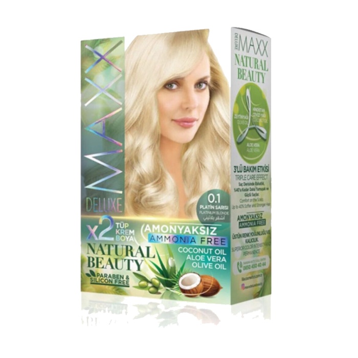 Natural Beauty Amonyaksız Saç Boyası 0.1 Platin Sarısı