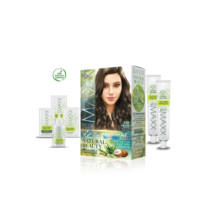 Natural Beauty Amonyaksız Saç Boyası 7.11 Yoğun Küllü Kumral