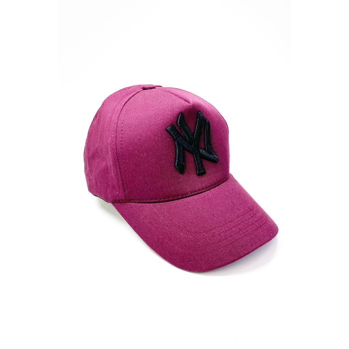 Arkası Cırtlı Ayarlanabilir Erkek-Kadın Sade Spor Şapka Bordo