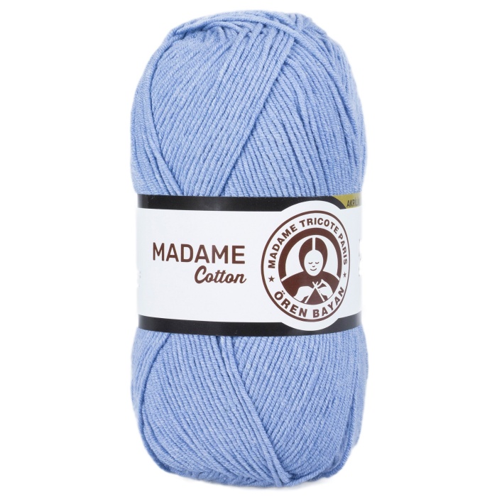 Madame Cotton El Örgü İpi Yünü 100 gr 013 Koyu Mavi