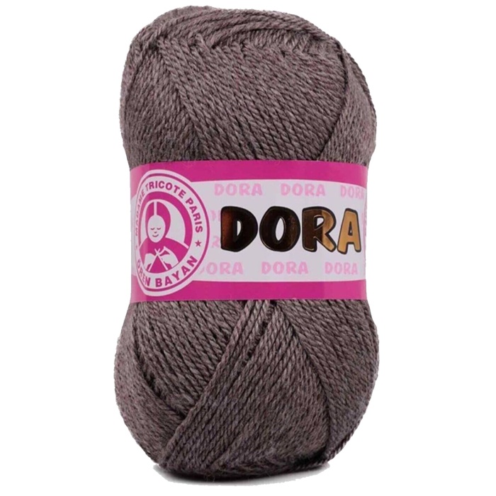 Dora El Örgü İpi Yünü 100 gr 014 Kahverengi