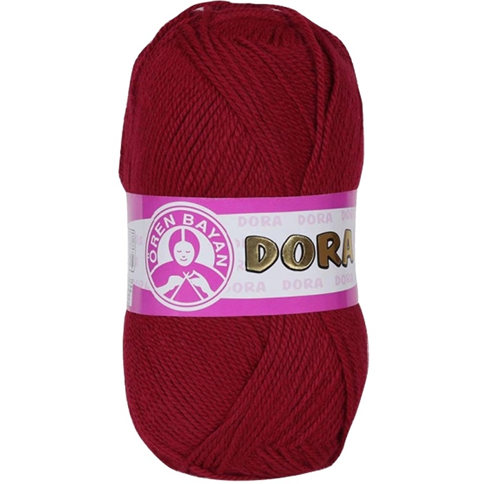 Dora El Örgü İpi Yünü 100 gr 034 Koyu Kırmızı