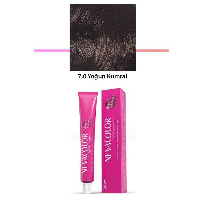 Premium 7.0 Yoğun Kumral - Kalıcı Krem Saç Boyası 50 g Tüp