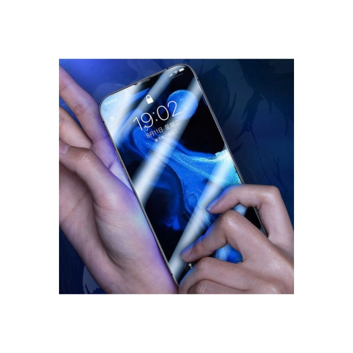 Iphone 13 Pro Max Uyumlu 9d Tam Kaplayan Parmak Izi Bırakmayan Ekran Koruyucu Film