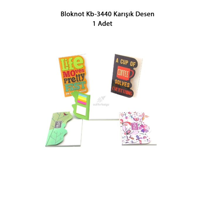 Bloknot Kb-3440 Karışık Desen