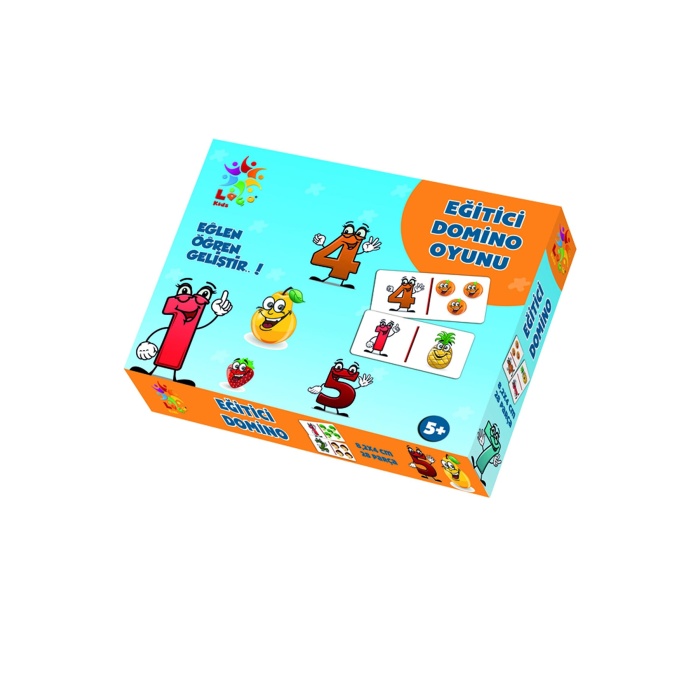 Laço Puzzle Lc015 Eğlen Öğren Eğitici Domino Oyunu Gülen Meyveler