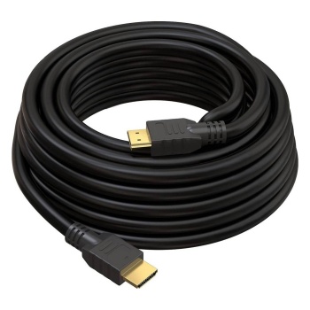 POWERMASTER PM-18945 SİYAH PLASTİK DÜZ 30 METRE GOLD UÇLU FİLTRELİ HDMI KABLO