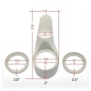 FOR-X XYP-POD2 3.5 - 3.8 - 4 TWEETER MONTAJ YUVASI 1 ÇİFT (PLASTİK)