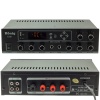KÖNİG K-80 MİNİ-80W 100V/70V/4-16 OHM USB/SD/BLUETOOTH/2 BÖLGELİ 2 MİK GİRİŞ TRAFOLU ANFİ