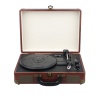 MAGICVOICE PU16 RETRO VİNTAGE ÇANTA PİKAP - RADYO - BLUETOOTH - USB MP3 ÇALAR 350X255X115MM