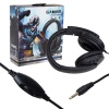 HELLO HL-5351 3.5MM STEREO KABLOLU LEDLİ MİKROFONLU SİYAH OYUNCU KULAKLIK