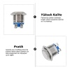 D98 19 MM DÜZ METAL BUTON (PBS28B-2) (IC-182)