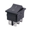 IŞIKSIZ GENİŞ 6P SİYAH ON/OFF AÇMA KAPAMA ANAHTAR (IC-109A)