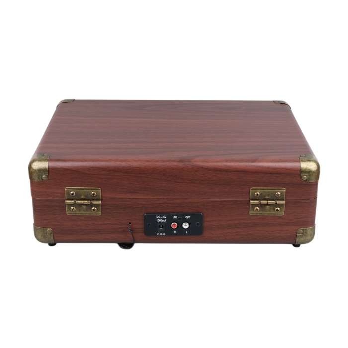 MAGICVOICE PU16 RETRO VİNTAGE ÇANTA PİKAP - RADYO - BLUETOOTH - USB MP3 ÇALAR 350X255X115MM