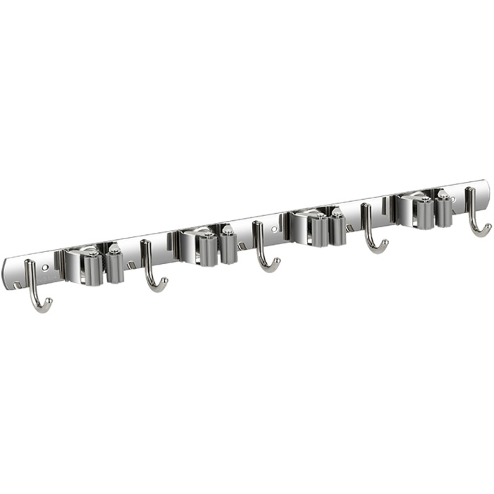 SUNUP SN-26352 ALTI KANCALI BEŞ KLİPSLİ PASPAS-SÜPÜRGE TUTUCU - ASKILIK