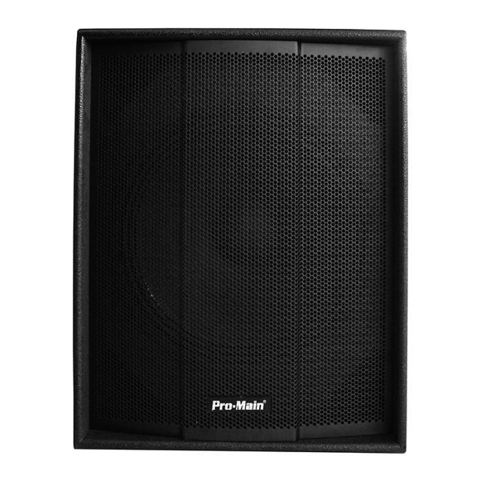 PROMAIN MS-1015SA 38 CM 1000 WATT AKTİF SUBWOOFER AHŞAP KABİN HOPARLÖR[ ÖZEL 220V KABLO VERİLECEK]
