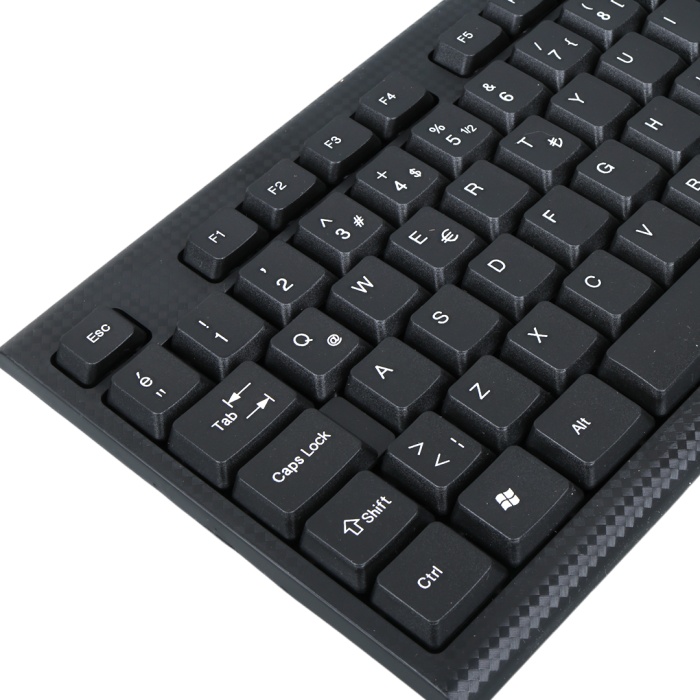 HELLO HL-4809 STANDART KABLOLU SİYAH USB Q KLAVYE
