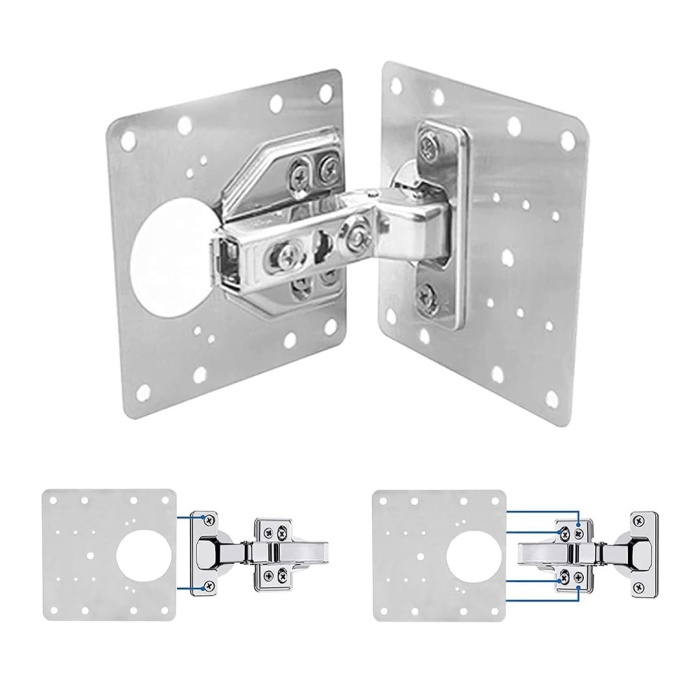 SUNUP DELİKLİ MOBİLYA MENTEŞE ONARIM BRAKET KİTİ  (TEKLİ PAKET FİYATI)