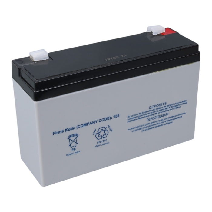 YOKOHAMA YH-612 6 VOLT - 12 AMPER KURU AKÜ (150 X 50 X 94 MM)