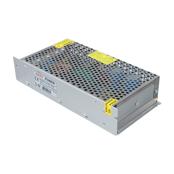 POWERMASTER 34.MA.0025  12 VOLT - 16.5 AMPER - 200 WATT METAL KASA ADAPTÖR