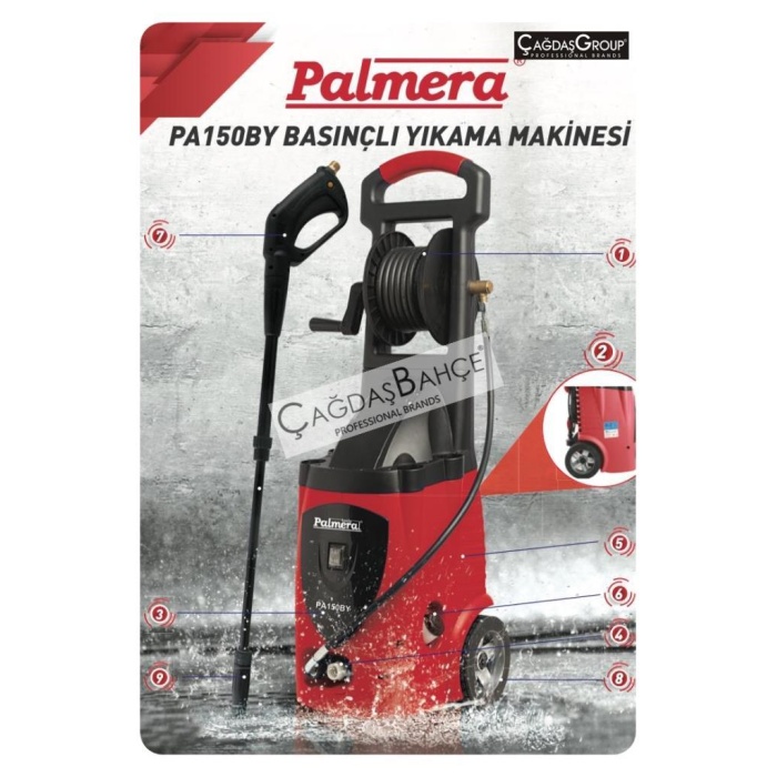 PALMERA PA150BY 150 BAR BASINÇLI YIKAMA MAKİNESİ